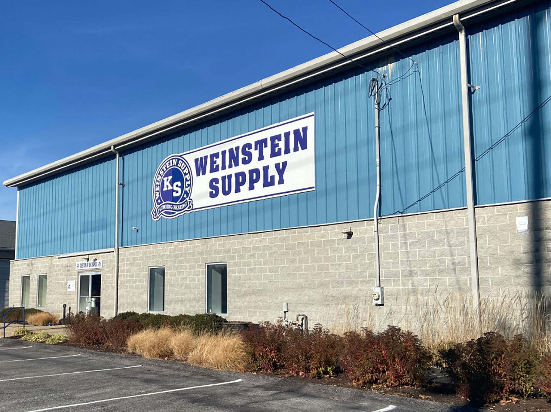 Weinstein Plumbing Supply Kennett Square PA exterior shot from far away