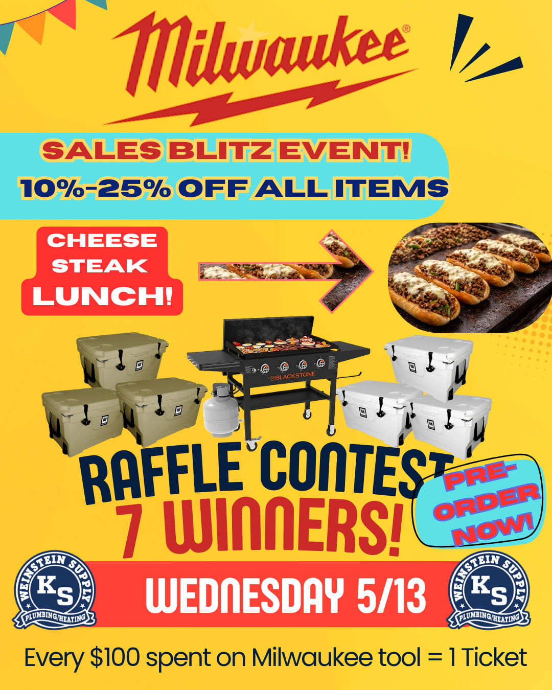 Milwaukee Sales Blitz flyer