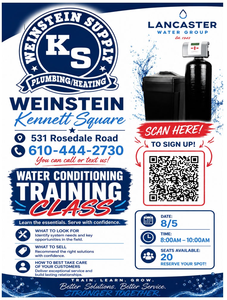 Lancaster Water Training Class flyer