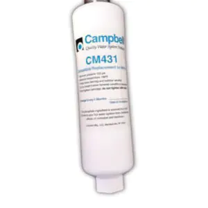 CAMPBELL CM431 10GPM IN-LINE SCALE INHIBITOR FILTER CARTRIDGE (REPLACES CUNO AP431 CART) CAMPBELL CM431 10GPM IN-LINE SCALE INHIBITOR FILTER CARTRIDGE (REPLACES CUNO AP431 CART)