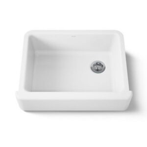 Kohler 6487-0 Whitehaven White 29 3/4 x 21 9/16in Single Basin Undermount Enameled Cast Iron Kitchen Sink Kohler 6487-0 Whitehaven White 29 3/4 x 21 9/16in Single Basin Undermount Enameled Cast Iron Kitchen Sink